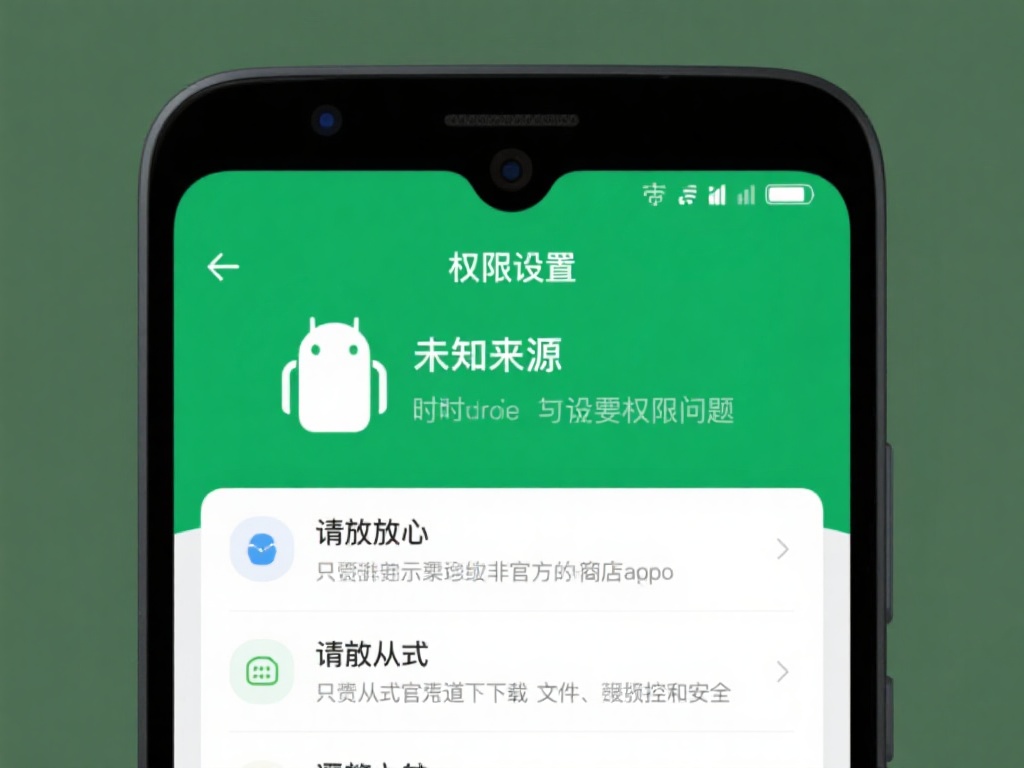 权限设置：在安卓设备上，可能会提示“未知来源”权限