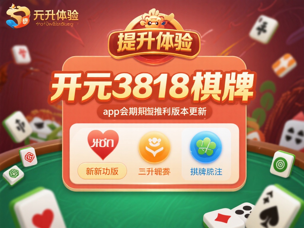 为了提升用户体验，开元3818棋牌app会定期推出