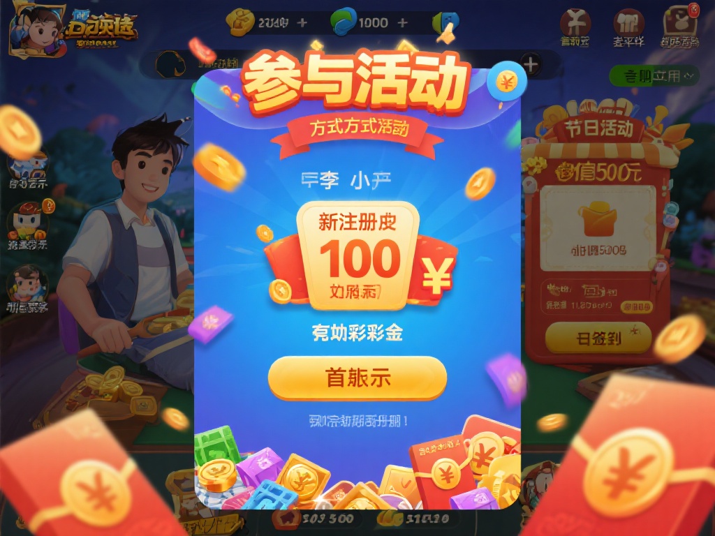 参与这些活动的方式也非常简单。玩家只需登录平台，进