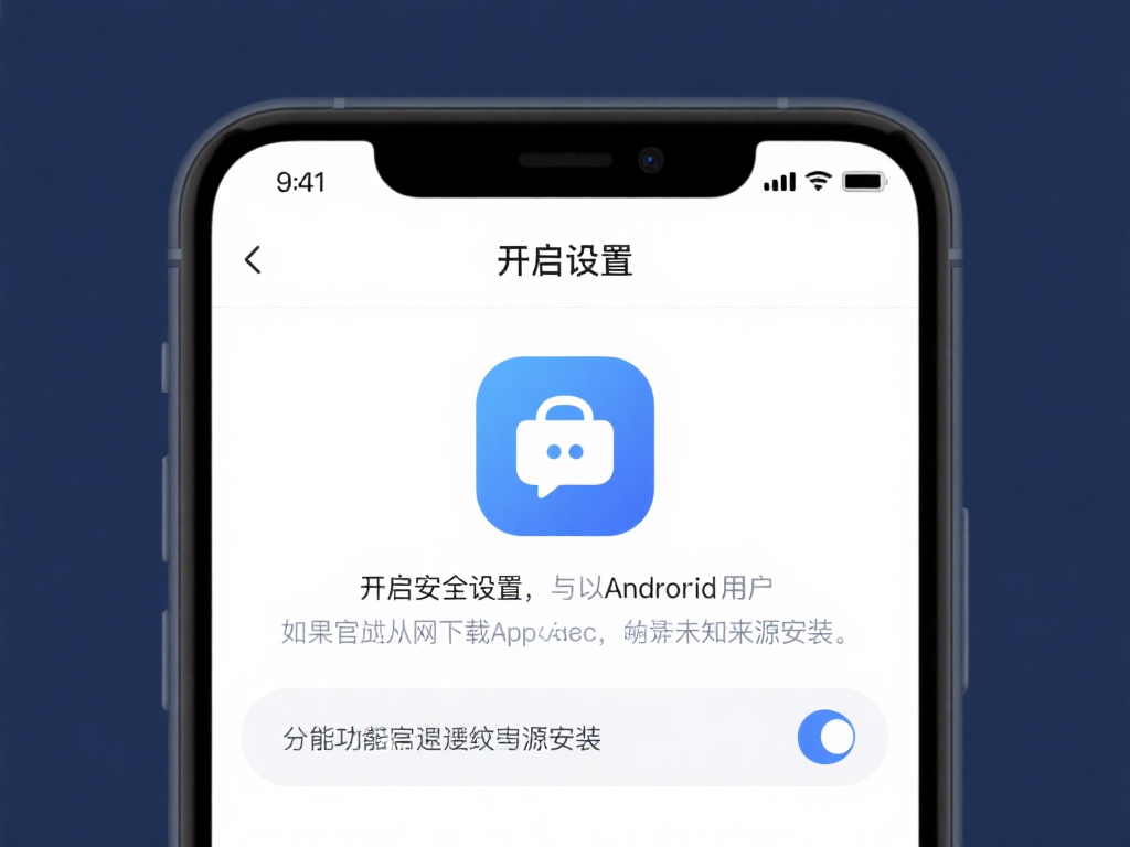 开启安全设置：对于Android用户，如果从官网下